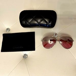 Chanel Aviator Sunglasses- authentic